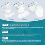 200Pcs MCE Membrane Filters, 0.22µm Pore Size