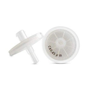 25mm CA Syringe Filters, 0.45μm Pore Size, 100 Pack