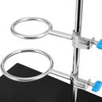 Lab Stand Set with Clamps and Retort Rings