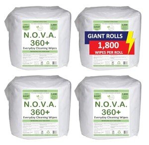 N.O.V.A. 360+ Bulk Wet Wipes - 7200 Count