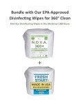 N.O.V.A. 360+ Bulk Wet Wipes - 7200 Count