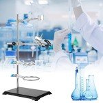 Lab Stand Set with Clamps and Retort Rings