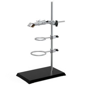 Chemistry Lab Stand Set with Retort Rings and Clamp