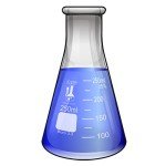 250ml Narrow Mouth Erlenmeyer Flask - Borosilicate Glass