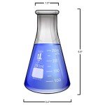 250ml Narrow Mouth Erlenmeyer Flask - Borosilicate Glass