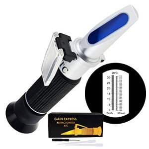 Dual Scale Refractometer for Beer and Wine Making