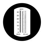 Dual Scale Refractometer for Beer and Wine Making