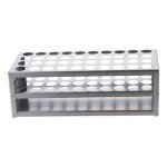 Stainless Steel Test Tube Holder Rack - 40 Holes
