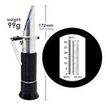 Dual Scale Refractometer for Beer and Wine Making