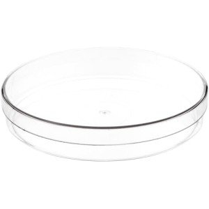 Clear Round Petri Dishes, 6" Pack of 4
