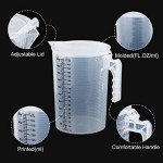 5000ml Graduated Beaker – Plastic Measuring Cup