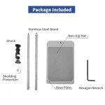 Universal Plate Stand with Support Rod & Clamp