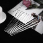 10 Glass Stirring Rods for Beverages and Cocktails