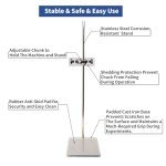 Universal Plate Stand with Support Rod & Clamp
