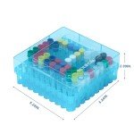 CryoKing 100-Well Polypropylene Freezer Boxes, Case of 20