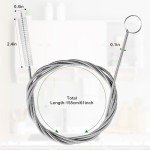 Extra Long 61-Inch Flexible Drain Brush