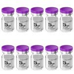 10-Pack 5ml Sterile Borosilicate Vials with Caps