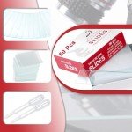 Clear Glass Microscope Slides with Cover Slips – 50 Pcs