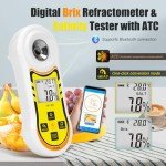 Smart Refractometer for Brix and Salinity Testing