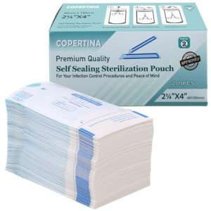 200 Self-Seal Sterilization Pouches for Dental Tools