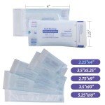 200 Self-Seal Sterilization Pouches for Dental Tools