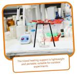 3-Piece Educational Lab Tripod Stand Set