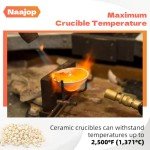 Naajop Lab Crucibles Set with Pour Spout
