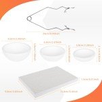 Naajop Lab Crucibles Set with Pour Spout