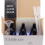 Blue Glass Dropper Bottles 1oz - 6 Pack