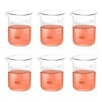 Okulab 6-Pack 500mL Graduated Glass Beakers