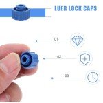 100pcs Luer Lock Caps for Feeding Tubes