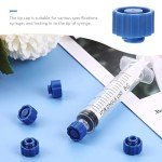 100pcs Luer Lock Caps for Feeding Tubes