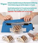 8-Inch Impulse Heat Sealer for Plastic Bags