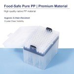 1000µl Universal Clear Pipette Tips - 96 Pack