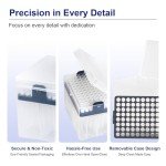 1000µl Universal Clear Pipette Tips - 96 Pack