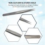 Precision Stainless Steel Forceps for Microscopic Tasks