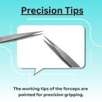 Precision Stainless Steel Forceps for Microscopic Tasks