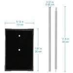 Stonylab 8x5 Inch Cast Iron Lab Stand