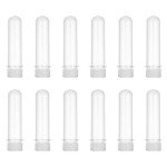 12-Pack Multipurpose Plastic Test Tubes and Bottles