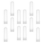 12-Pack Multipurpose Plastic Test Tubes and Bottles