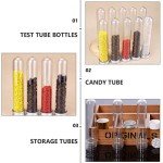 12-Pack Multipurpose Plastic Test Tubes and Bottles