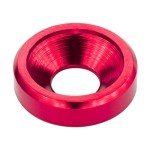 60PCS M3 Anodized Aluminum Countersunk Washers - Red
