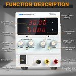 Adjustable 30V 5A DC Bench Power Supply
