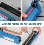 8-Inch Impulse Heat Sealer for Plastic Bags