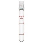 Stonylab Graduated Borosilicate Test Tube with Cap