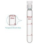 Stonylab Graduated Borosilicate Test Tube with Cap