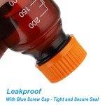 6 Pack 250ml Borosilicate Glass Storage Bottles