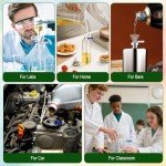 10PCS Colorful Glass Funnels with Handle for Labs