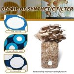 PTFE Filter Paper Discs for Mushroom Cultivation (120)