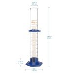 Stonylab 100 ml Borosilicate Glass Graduated Cylinder